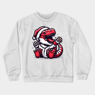 Santa's Dino Crewneck Sweatshirt